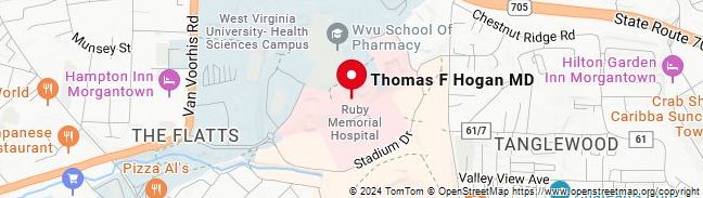 Map of THOMAS F. HOGAN